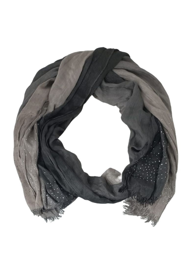 Black best sale diamante scarf