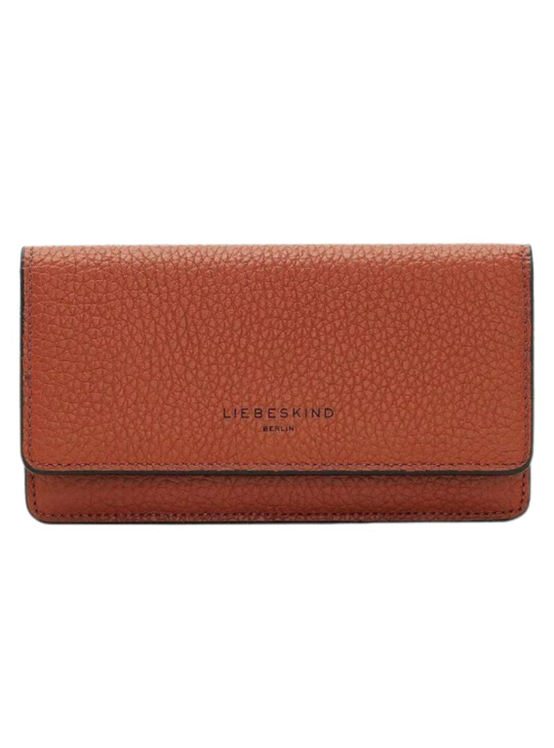 GENUINE LEATHER TEXTURED FLAP WALLET
