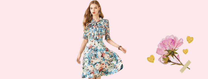 Blossom in Style: Embracing Floral Prints for spring.