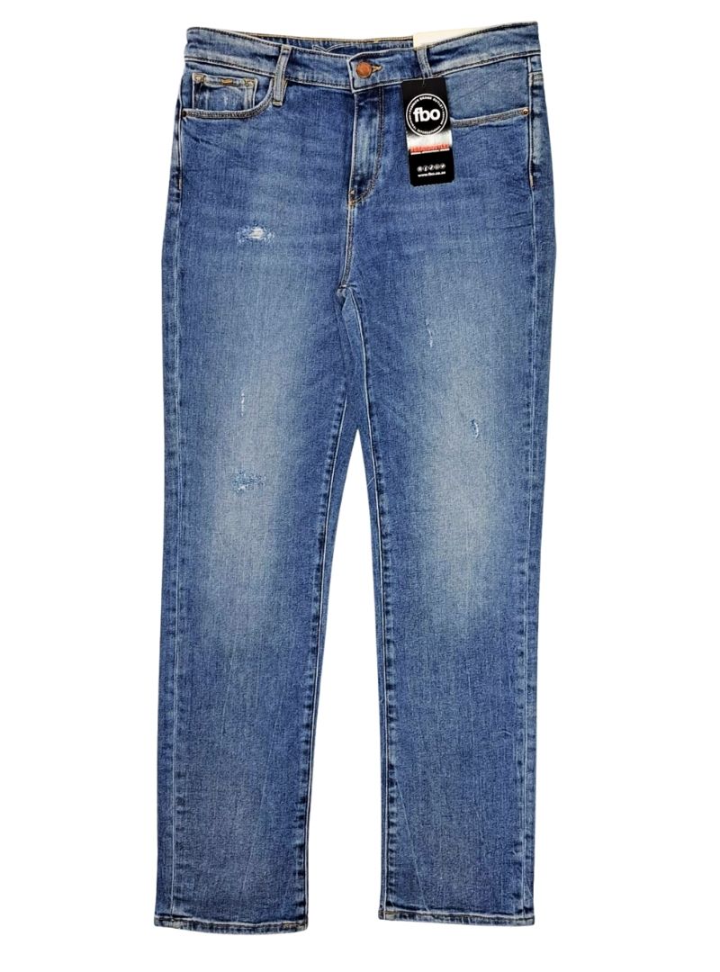 Gas Denim Ladies Crystelle Regular Fit Jean - Blue