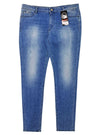 Gas Denim Ladies Star Skinny Jean - Blue