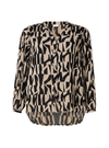 Only Carmakoma Ladies Anita Shirt - Black/Beige