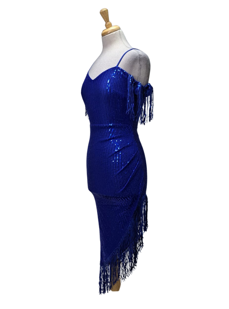 Ladies Sequin Dress - Blue