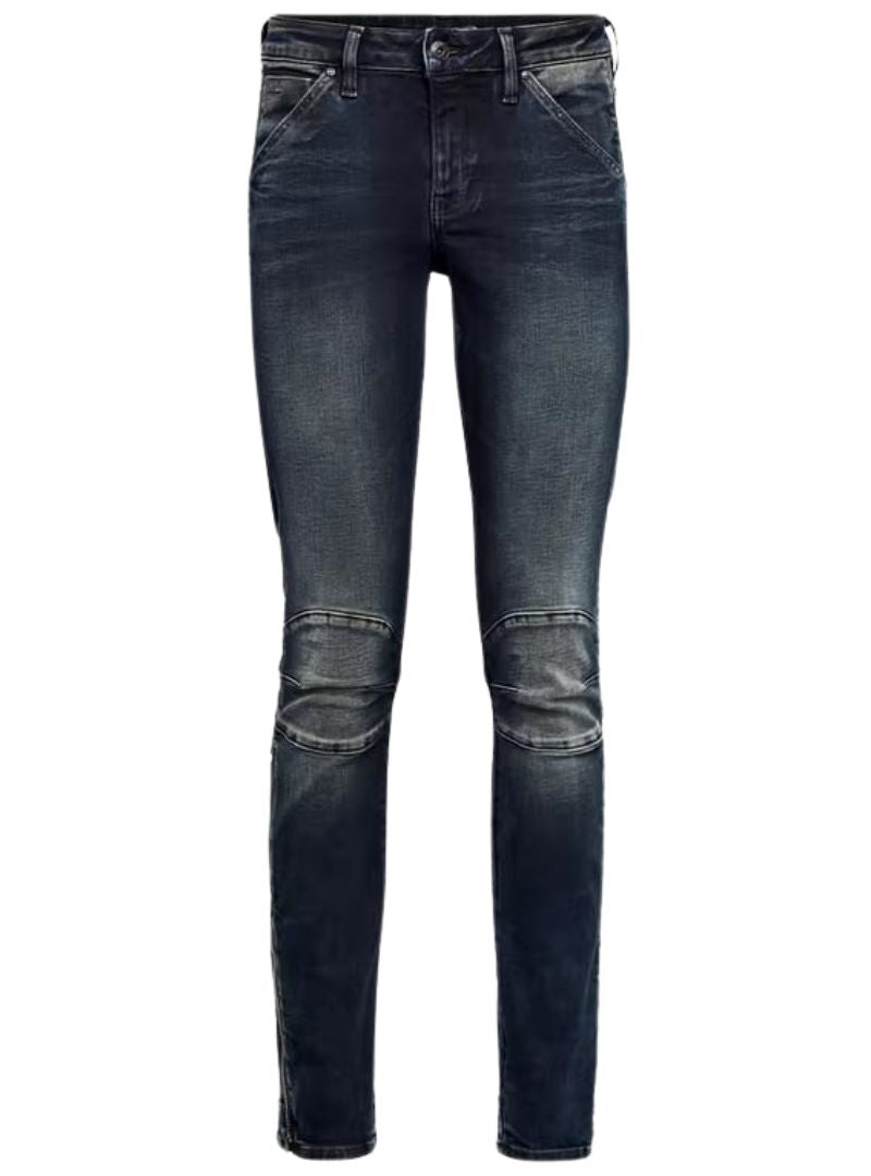 ZIPPER MID SKINNY JEAN