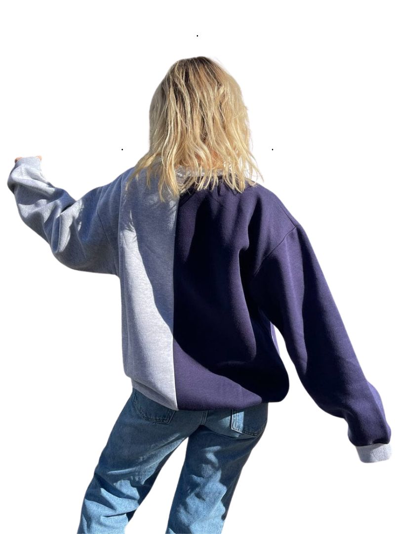 Daisy Street Ladies Fleece Top - Navy