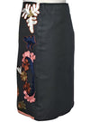 Ada Gatti Ladies Detailed Skirt - Black/Pink/Grey