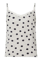 POLKA DOT DETAILED STRAPPY BLOUSE