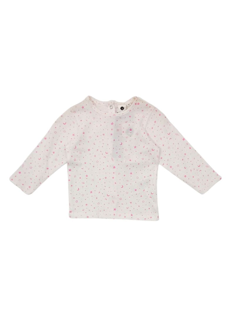 PRINTED LONG SLEEVE TOP