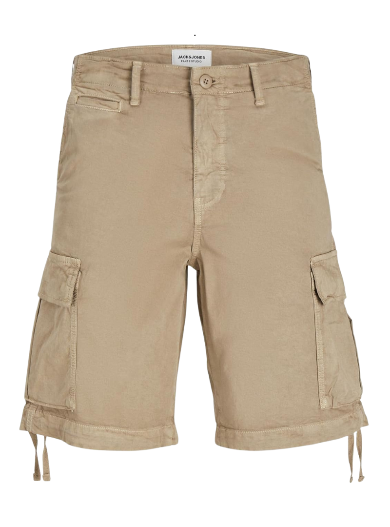 Jack & Jones Mens Short Cargo Pants - Khaki