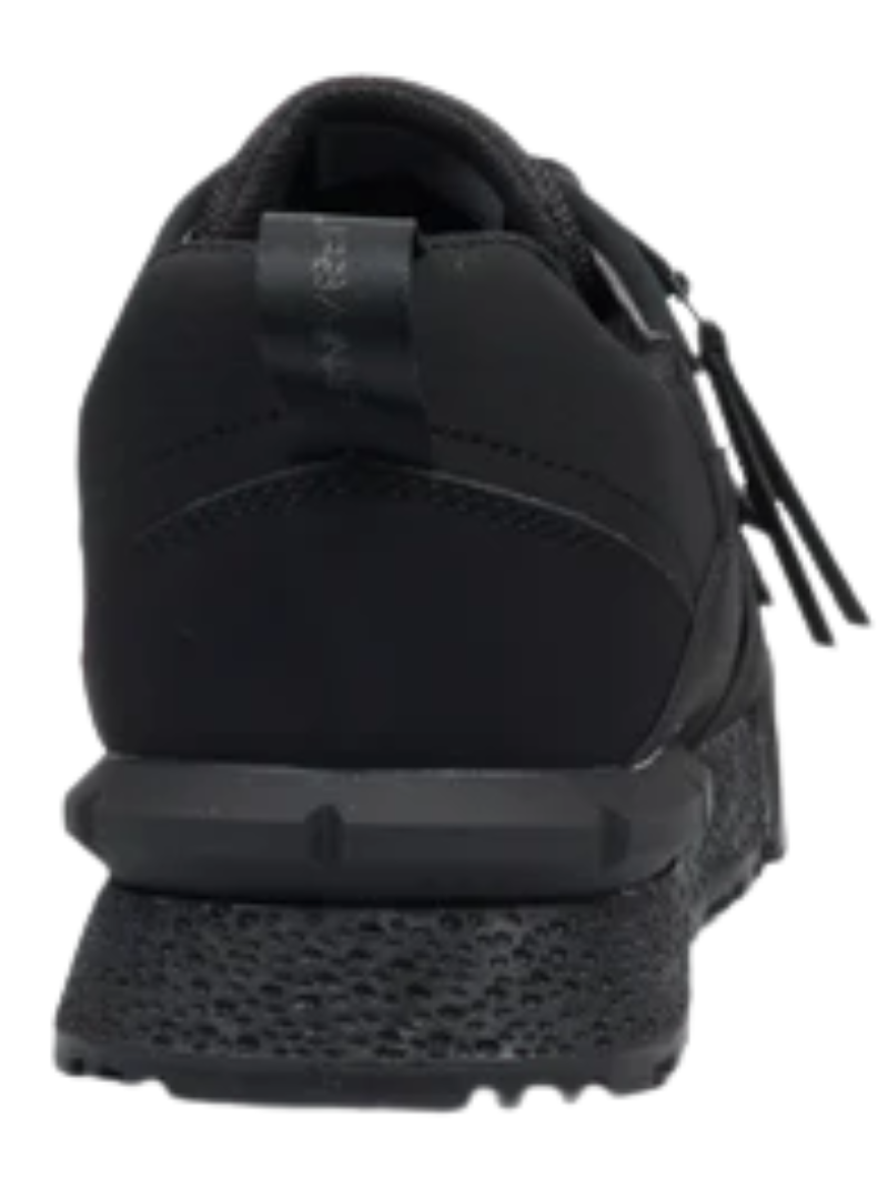 Urbanart Mens Play 2 Faux Nubuck Mesh Sneaker - Black