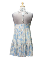 Cropp Ladies Halterneck Dress - Blue/White