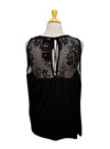 Lascana Ladies Lace Detail Top - Black