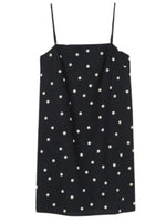 POLKA DOT LINEN DRESS