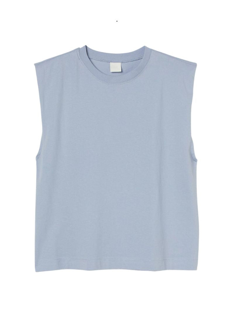 BASIC SLEEVELESS TSHIRT