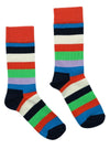 MULTI COLOR STRIPED SOCKS