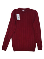 SVH Mens Patterned Pullover - Maroon