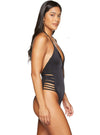 LOW BACK CUT OUT DETAILED SWIMSUIT