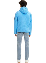 PATTERNED LIGHT WEIGHT HOODED JACKET