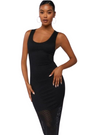 Forever 21 Ladies Mesh Dress - Black