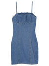 DENIM BODYCON DRESS