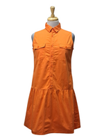 Coco Nut Ladies Sleeveless Dress - Orange