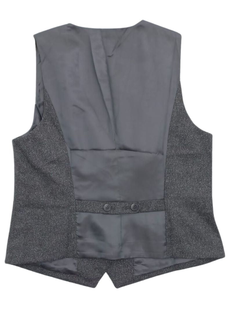 KNIT TEXTURED WAISTCOAT