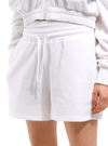 Pieces Ladies Fleece Shorts - White