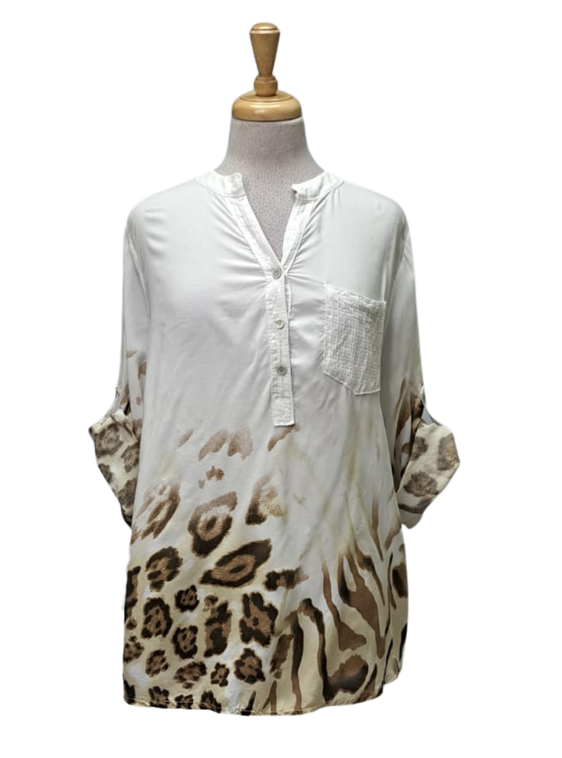 Made In Italy Jezebel Top - Brown