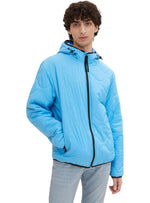 PATTERNED LIGHT WEIGHT HOODED JACKET