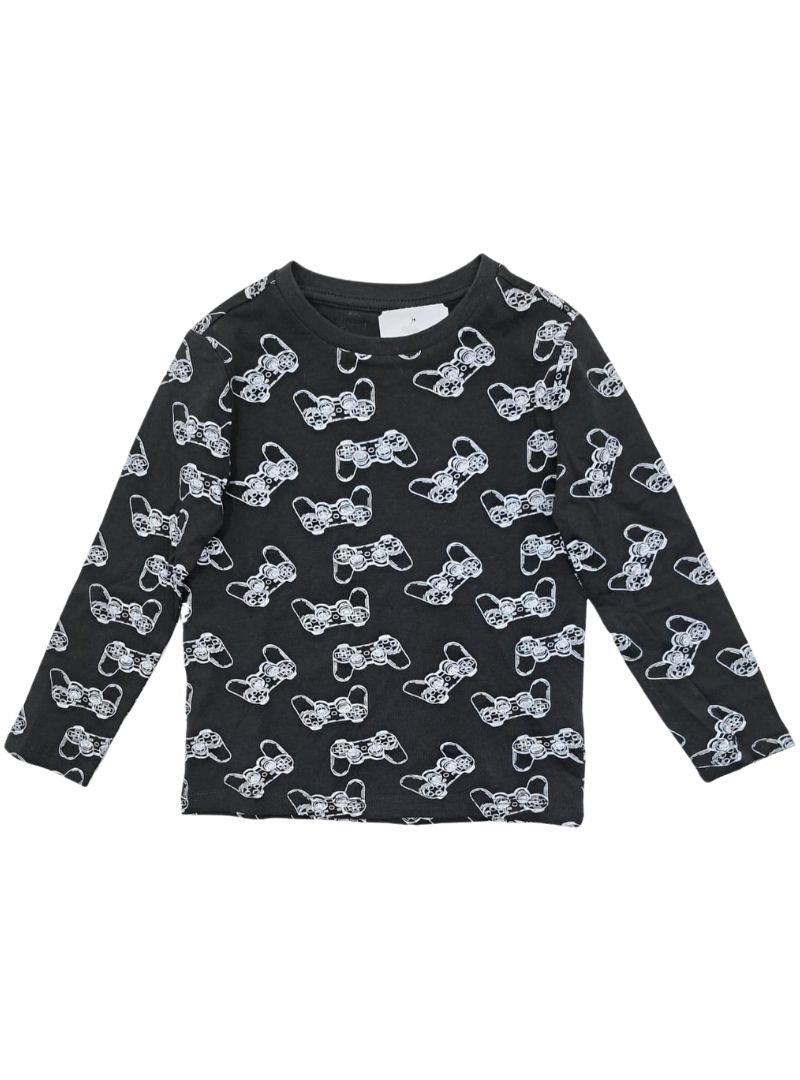 CONSOLE PRINTED LONG SLEEVE TEE