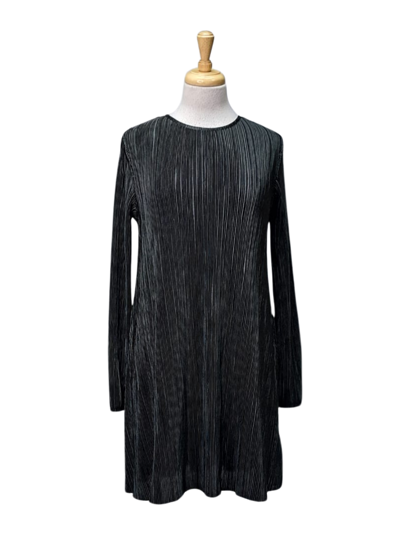 Inside Ladies Crepe Dress - Black