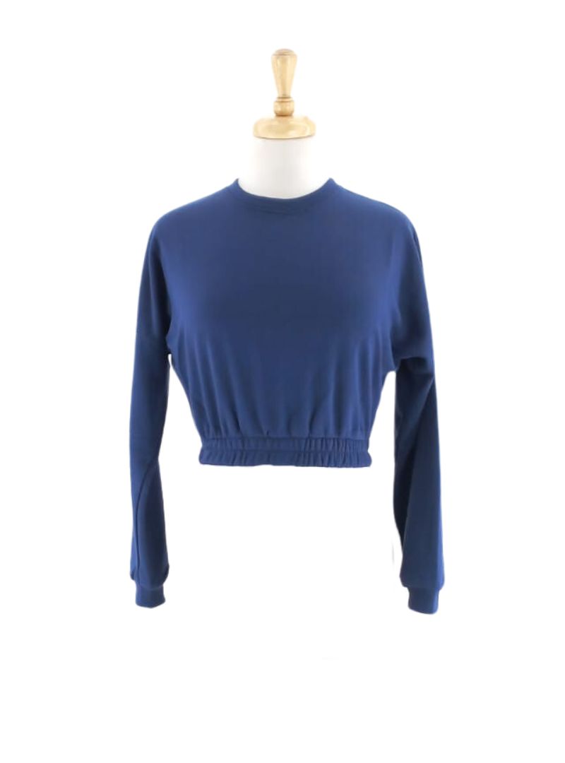 BASIC CROPPED FLEECE TOP