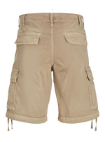 Jack & Jones Mens Short Cargo Pants - Khaki