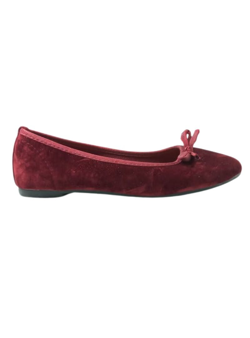 VELVET BOW DETAIL PUMP