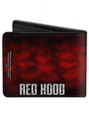 Buckle-Down Batman Unisex-Adult's Wallet - Red/Black
