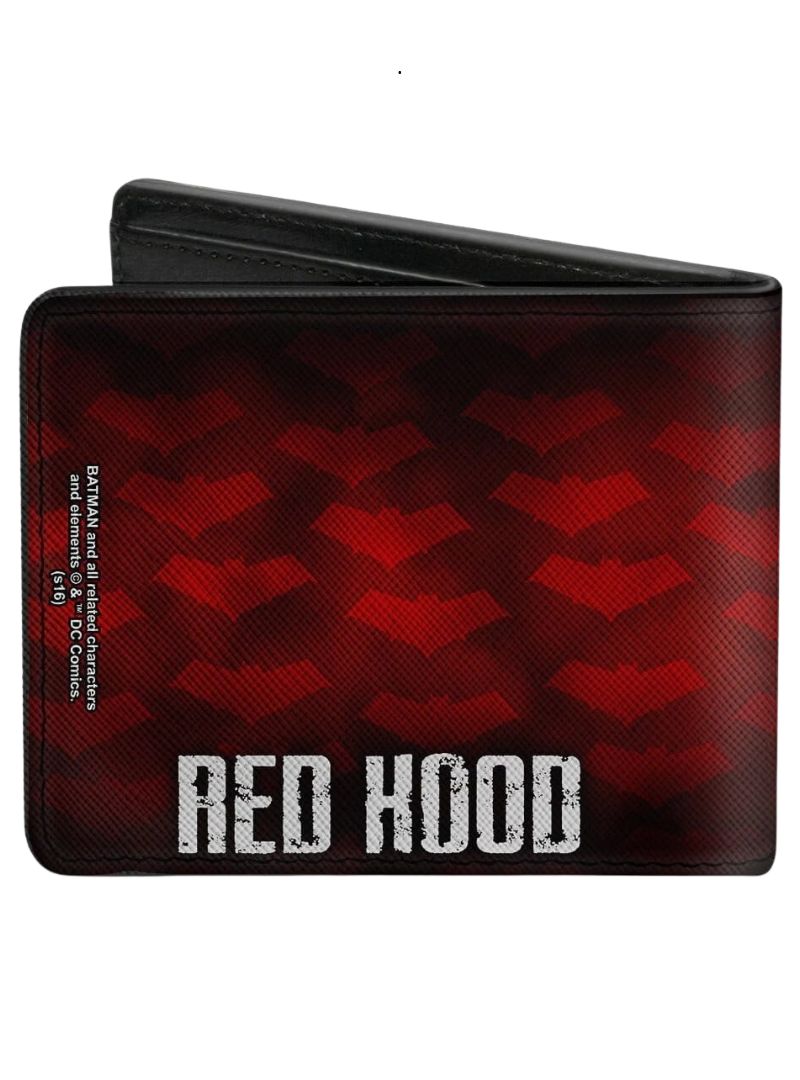 Buckle-Down Batman Unisex-Adult's Wallet - Red/Black