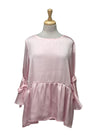 Ada Gatti Ladies Frill Detail Blouse - Pink