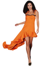 Vanessa Gounden Phebe Evening Dress - Orange