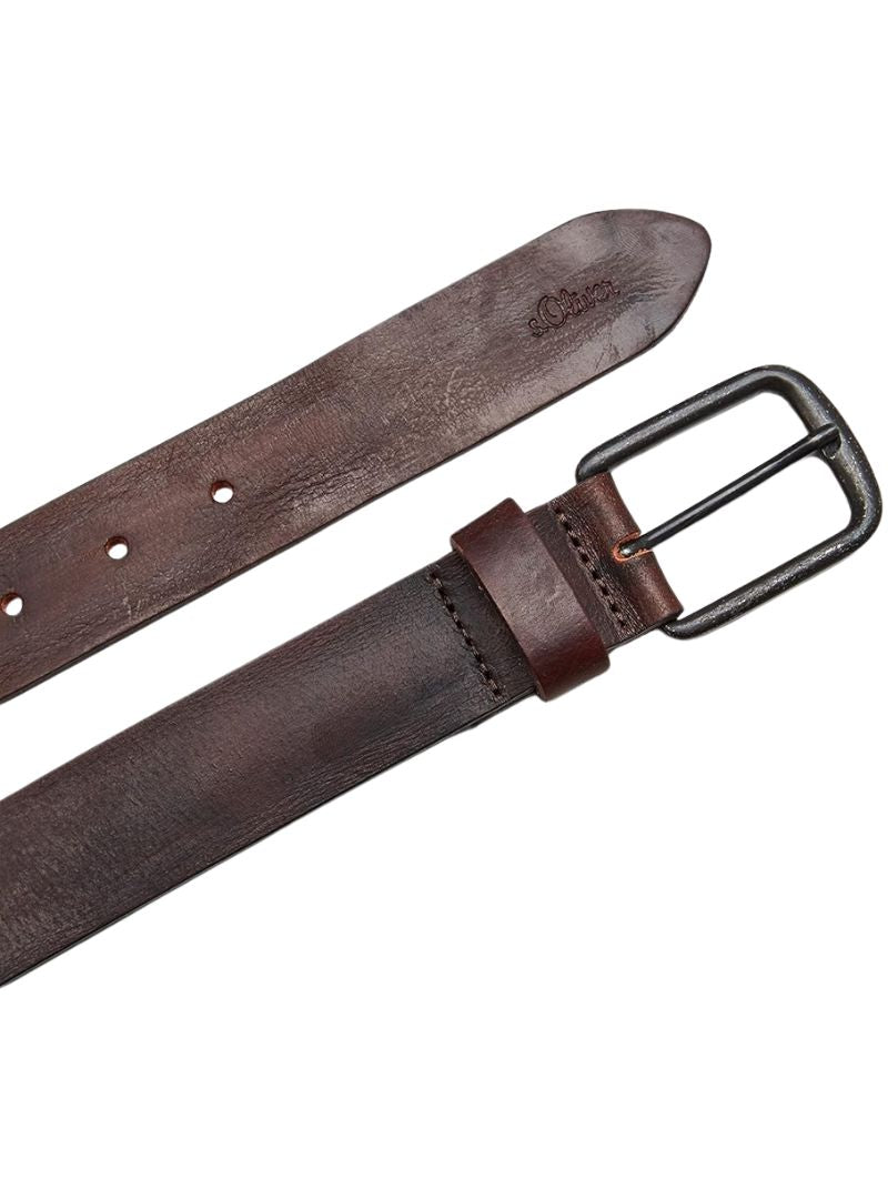 GENUINE LEATHER BUCKLE BELT