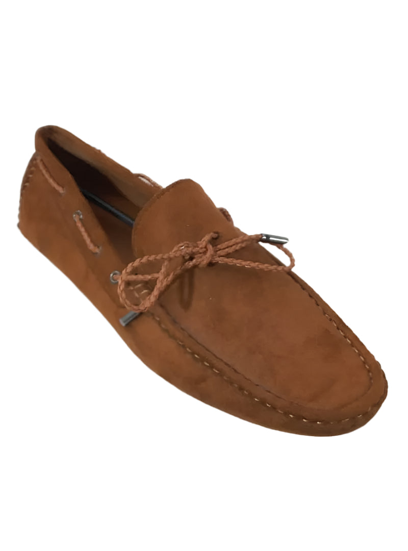 SUEDE FEEL CASUAL LOAFERS