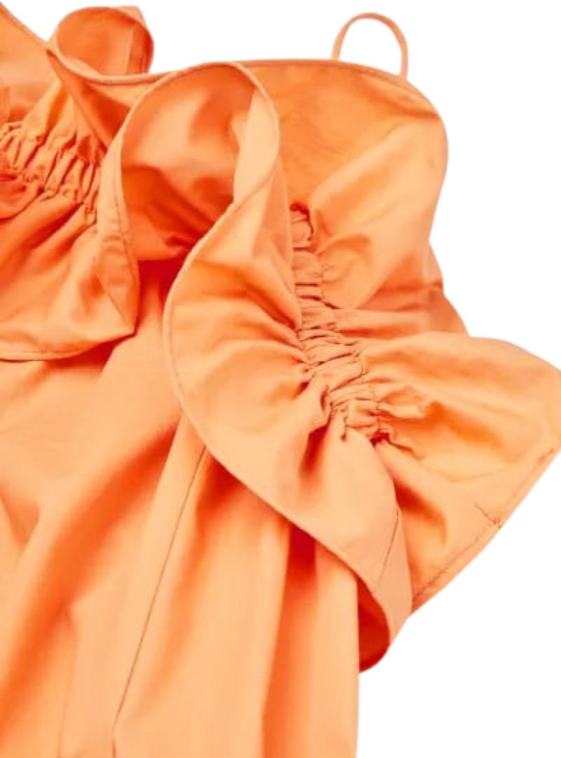 DETAIL RUFFLE DRESS