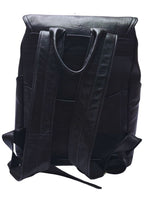 Ditsibi Genuine Leather Backpack - Black