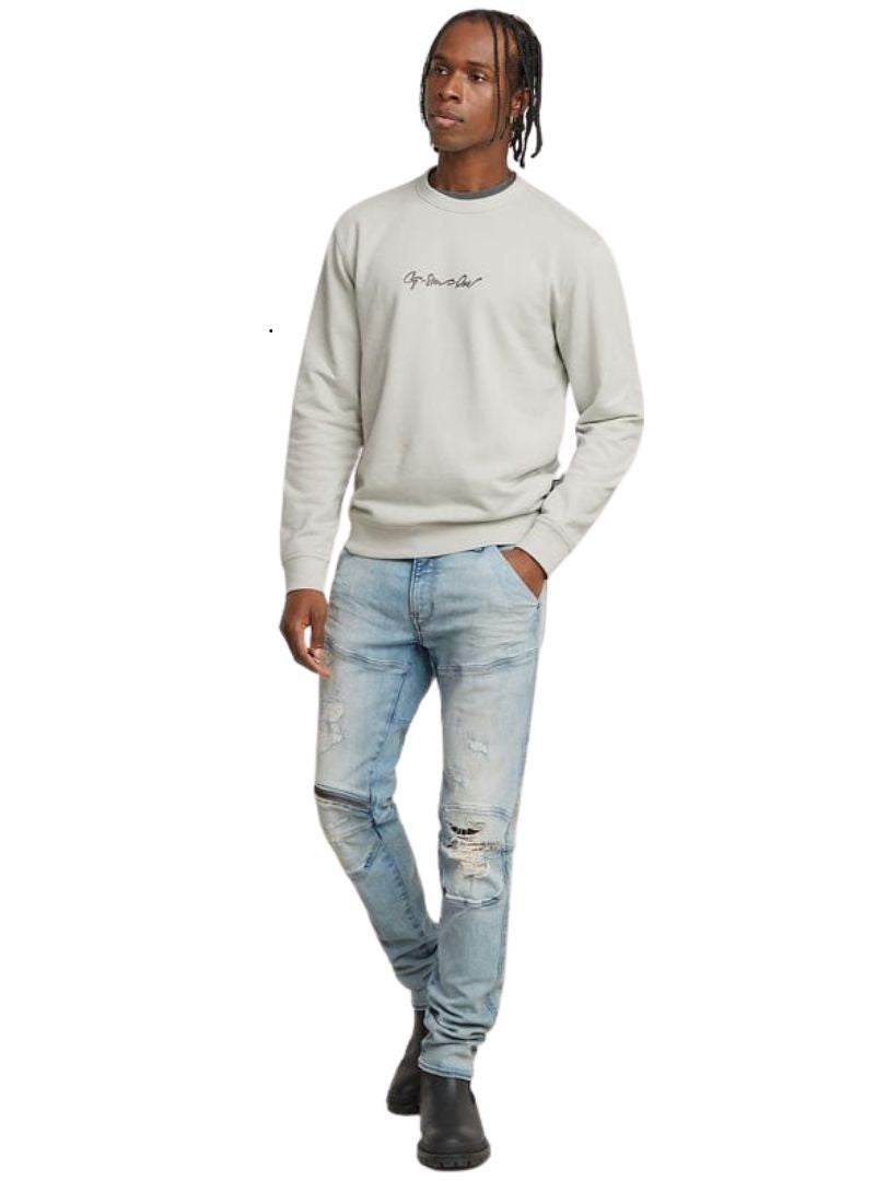 DETAILED 3D ZIP KNEE SKINNY 'G-STAR RAW' JEAN