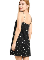 POLKA DOT LINEN DRESS