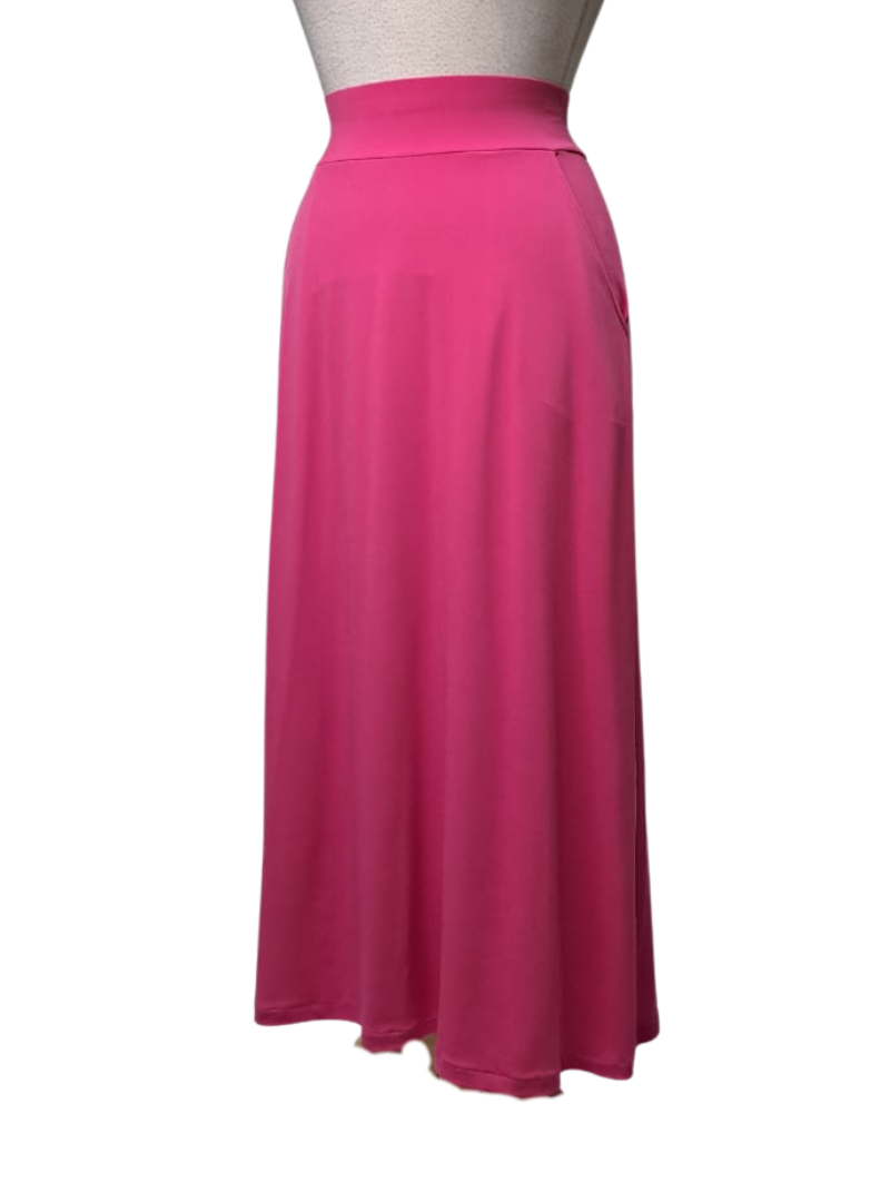 Couture Line Ladies Stretch Skirt - Hot Pink