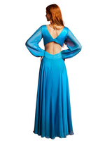 Vanessa Gounden Sofia Dress - Blue