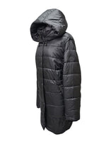 Basler Ladies Light Weight Hooded Puffer Jacket - Grey