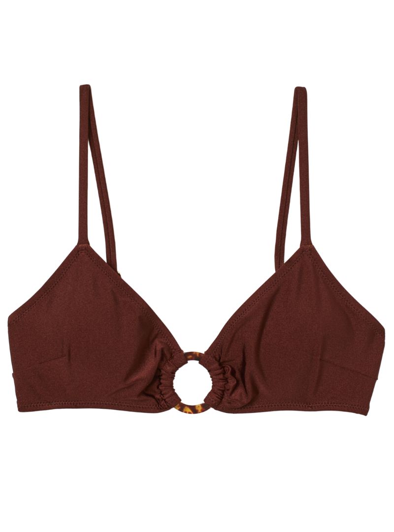 RING DETAIL BIKINI TOP