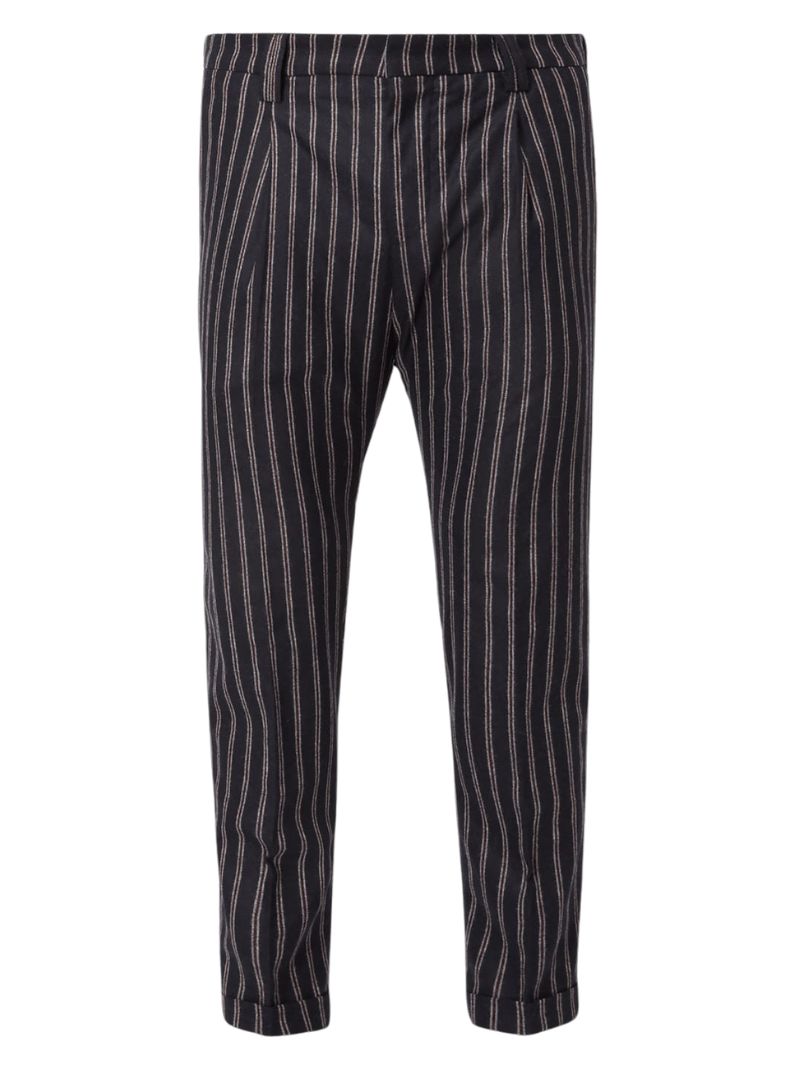 STRIPED PATTERNED FORMAL TROUSER