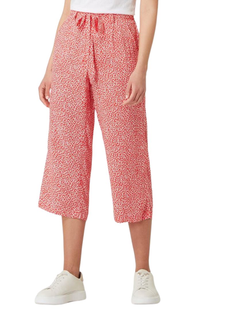 FLORAL DETAILED WIDE LEG TROUSER